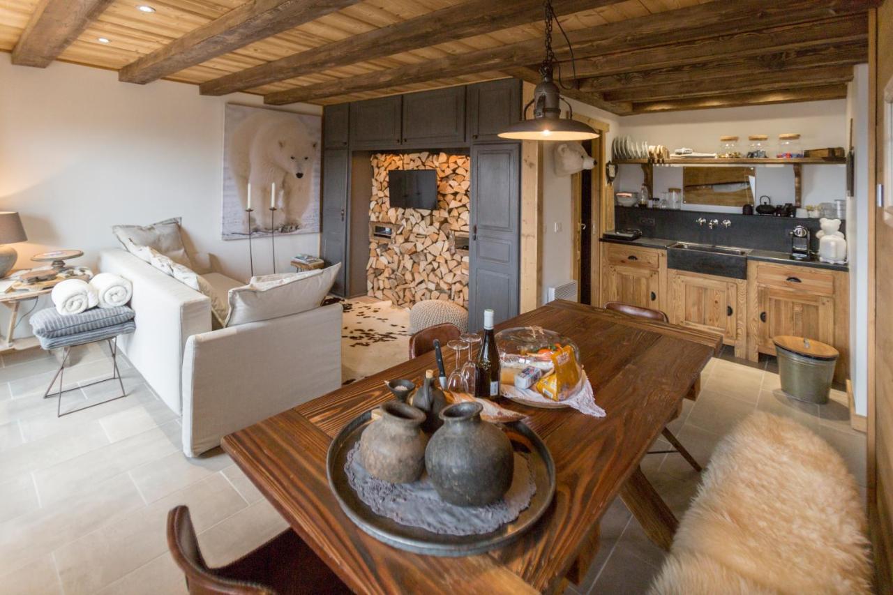 L'Ours Blanc Lodge Le Biot Dış mekan fotoğraf