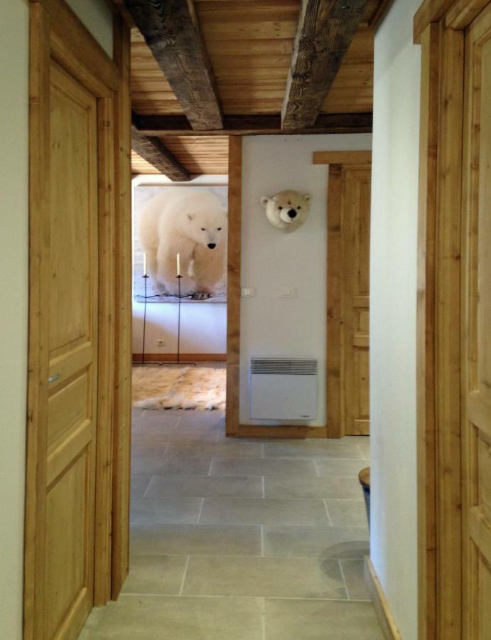 L'Ours Blanc Lodge Le Biot Dış mekan fotoğraf